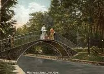 An arched bridge in Elm Park